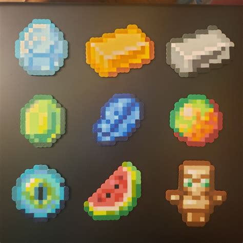 Minecraft Items Etsy In Easy Perler Beads Ideas Diy Perler