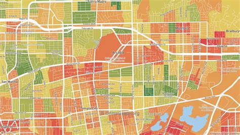 The Safest And Most Dangerous Places In Arcadia Ca Crime Maps And