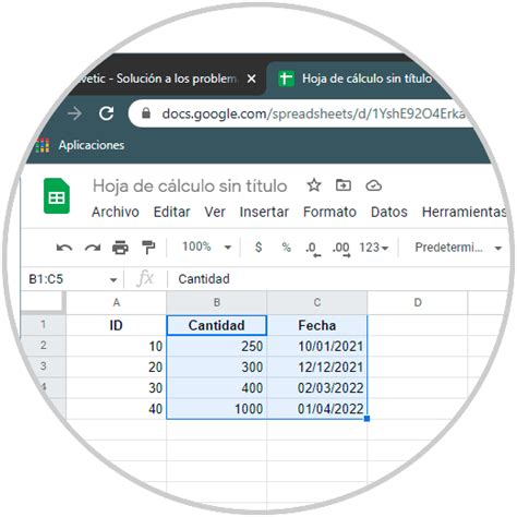 Ordenar Por Fecha Google Sheets Solvetic