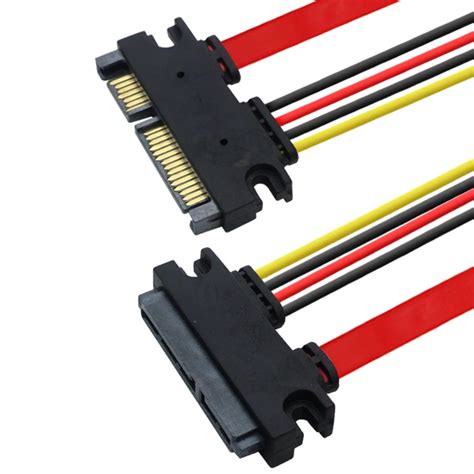 Sata 22 Pin Male To Female Sata Extension Cable Sata 3 Iii 22 Pin Male To Female 7 15 Pin Sata