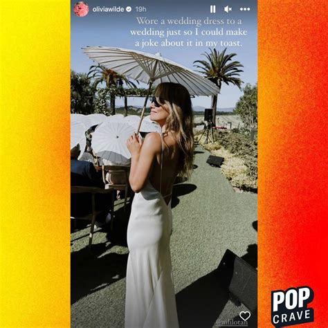 Pop Crave On Twitter Olivia Wilde Reveals She Wore A Wedding Dress