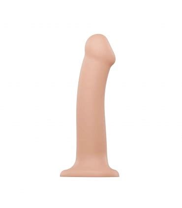 DILDO C VENTOSA APTO ARNÉS DUAL DENSITY FLEXIBLE L
