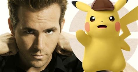 Ryan Reynolds Is Detective Pikachu in Live-Action Pokemon Movie