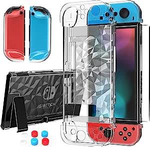 HEYSTOP Case Compatible With Nintendo Switch Dockable Clear Protective