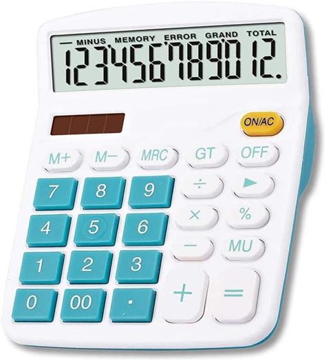 Calculatrice De Bureau Batterie Solaire Double Alimentation