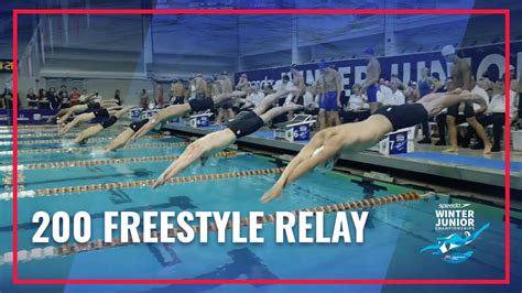 Men S Freestyle Relay A Final Speedo Winter Junior