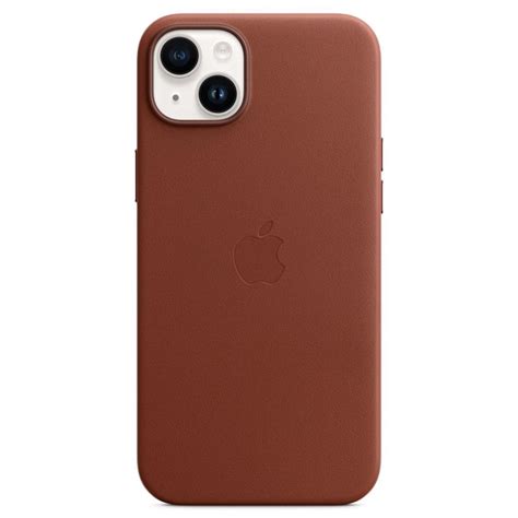 Coque En Cuir Apple Iphone Plus Magsafe Cuir Marron Back Market