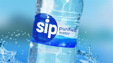 Sip Purified Water Wrap Design On Behance