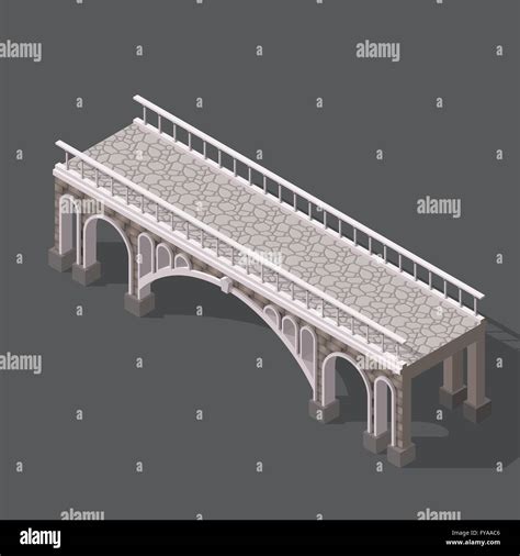 Isometric Drawing Of A Bridge