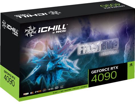 TARJETA GRAFICA INNO3D RTX 4090 ICHILL FROSTBITE ULTRA 24GB GDDR6X MR