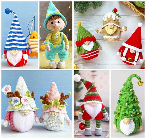 Awesome Amigurumi Gnome Crochet Patterns P E N G U I N H O B B I E S