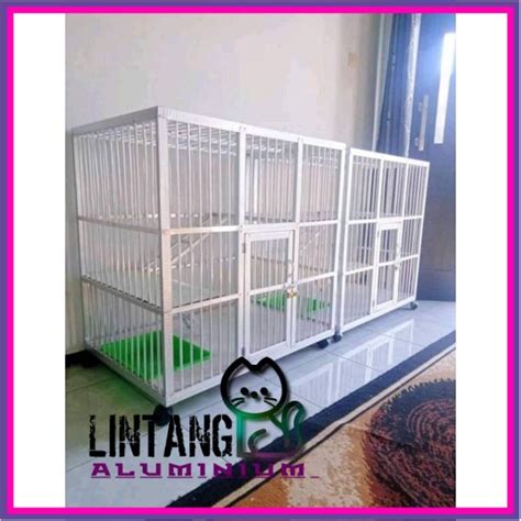 Jual Kandang Kucing Aluminium Minimalis Kamar White Simpel Shopee