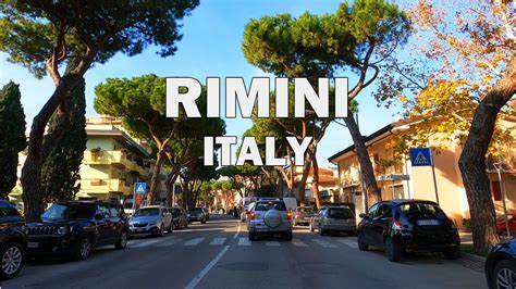 Rimini Italy Driving Tour 4K YouTube