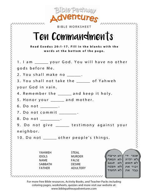 Bible Study Printable Lessons