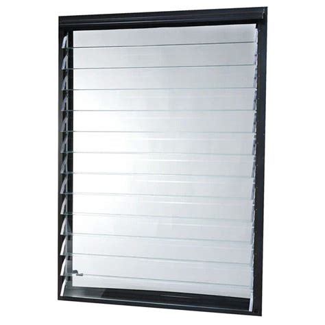 Tafco Windows 35 In X 47875 In Jalousie Utility Louver Aluminum