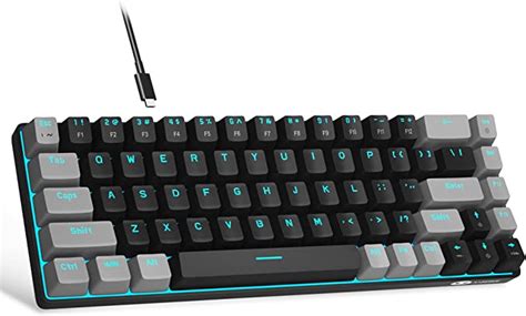 Tragbare 60 Mechanische Gaming Tastatur MageGee MK Box LED