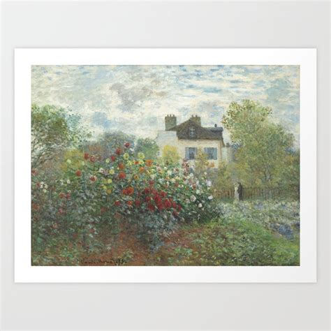 Impressionist Painting The Artist S Garden In Argenteuil A Corner Of