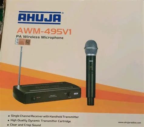 Ahuja AWM 700UHL PA UHF Wireless Microphone Operation 41 OFF