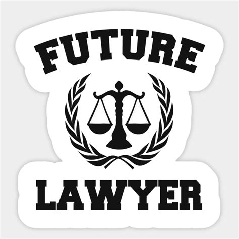 Future Lawyer Lawyer Sticker TeePublic