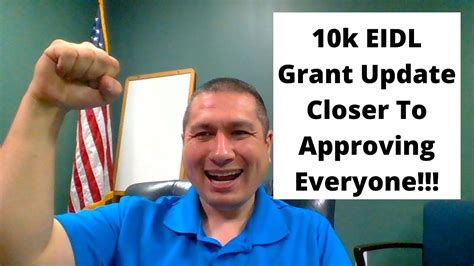 K Eidl Grant Update We Are Getting Closer To Everyone Being Approved