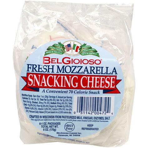 Belgioioso Mozzarella Snacking Cheese Goody Goody Liquor