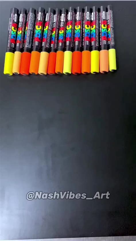 Glow Effect Drawing With Posca Markers Halloween Art Shorts