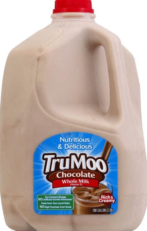 Trumoo Vitamin D Whole Chocolate Milk Gallon Gal Shipt