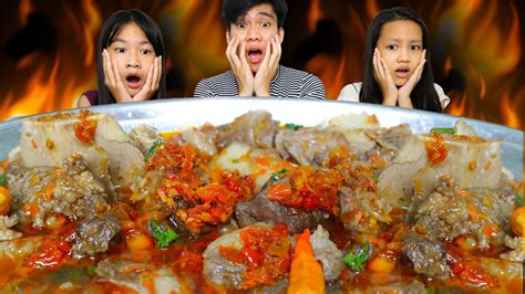 Pedes Memat Kan Mukbang Sop Iga Kuah Sambel Korek Jahanam Youtube