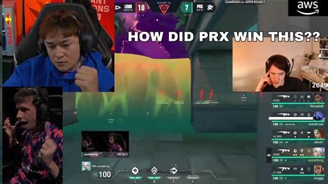 Sliggy Reacts To Back To Back Impossible Prx Retakes Vs Loud Vct