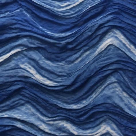 Premium Ai Image Shibori Indigo Japanese Fabric Dyeing Texture