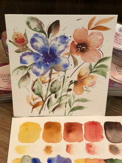 Handmade Watercolor Natural Earth Pigment Watercolors Fine Etsy