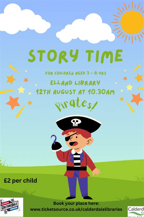 Elland Story Time Craft At Elland Library Event Tickets From TicketSource