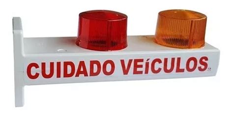 Entrada E Saida Ve Culos Sinalizador De Garagem Em Led Frete Gr Tis