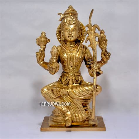 Lalitha Tripura Sundari Devi Bronze Idol For Home Pooja Prudwi Arts