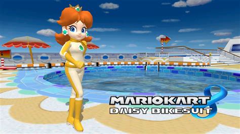 Princess Daisy Bikesuit In Mario Kart