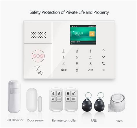 Pgst Tuya App Smart Home Life Security Systems Wifi Gsm House Alarm