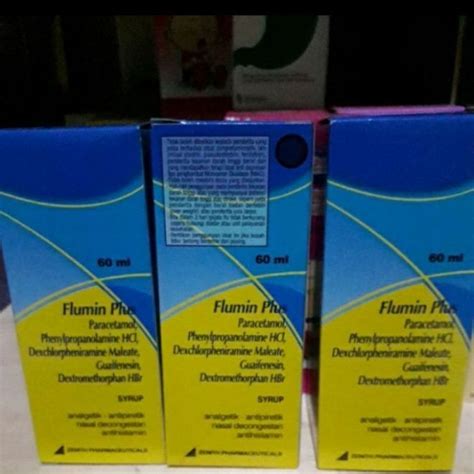 Flumin Plus Syrup Obat Demam Batuk Dan Pilek Sirup Lazada Indonesia