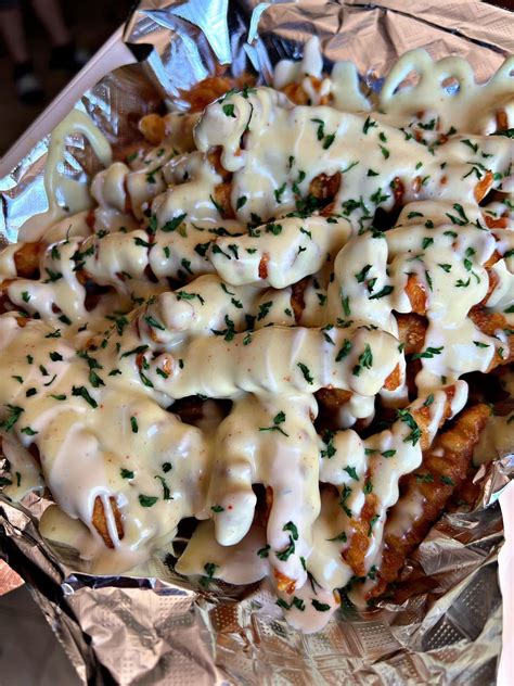 Creamy Honey Sauce Fries Ace Of Wingz