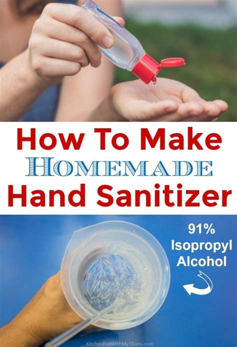 How To Make Homemade Hand Sanitizer Hand Sanitizer How To Make Homemade Sanitizer