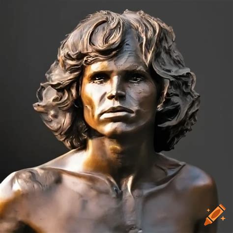 Bronze Sculpture Of Jim Morrison On Craiyon