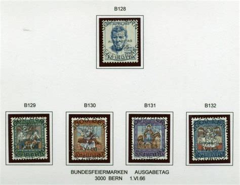 SERIE MIT ET VOLLSTEMPEL LUXUS PRO PATRIA JAHRGANG 1966 Kaufen