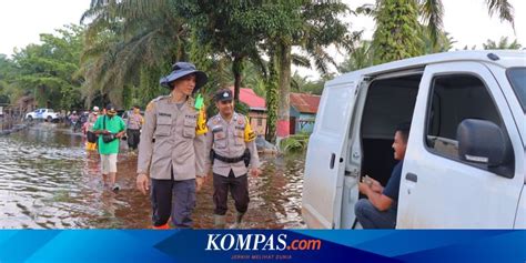 21 Lokasi TPS Pemilu Di Rokan Hilir Terendam Banjir