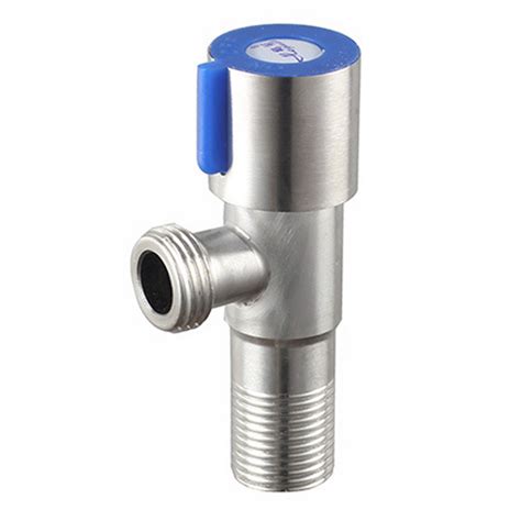 Stainless Steel Full Copper Core Triangle Valve Cold Hot Water Angle Valve Water Heater Inlet