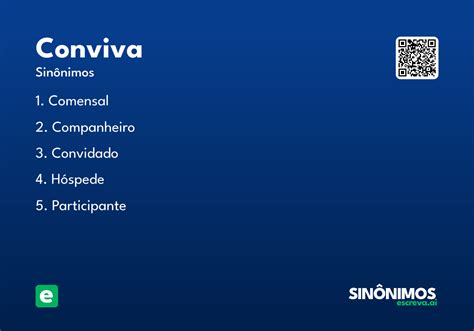 O Que Significa Convivas - Conviva - Significado e Sinônimo - escreva.ai