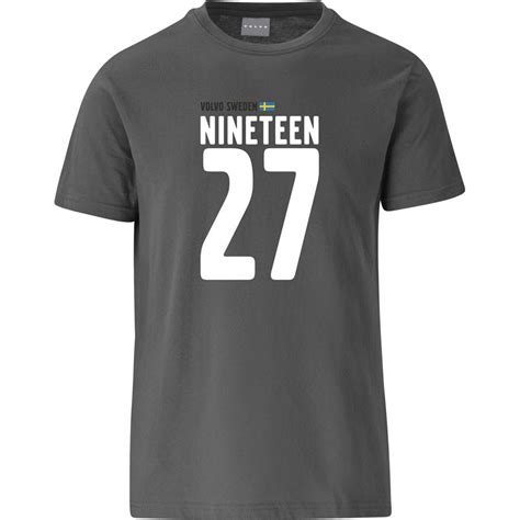 Volvo Sweden Nineteen 27 Unisex T Shirt Volvo