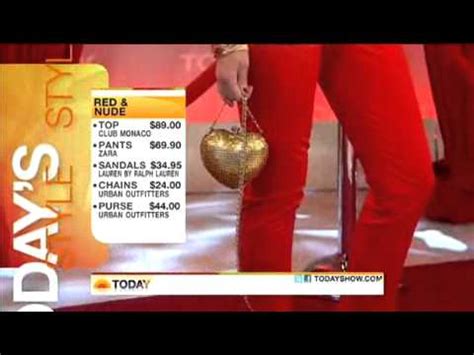 Chassie Post TODAY Show Red Hot Fashion YouTube