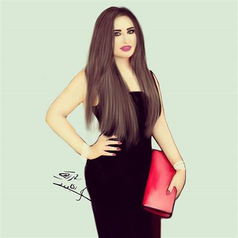 مصطفى الجافرسام رقمي en Instagram الفنانه شذى حسون shathahassoun