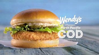 Wendy S Premium Cod Fillet Sandwich TV Spot Set Sail For Crunchy