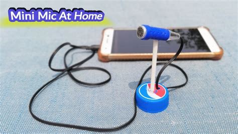 How To Make Mini Microphone With Stand At Home Easy DIY Macking Mic