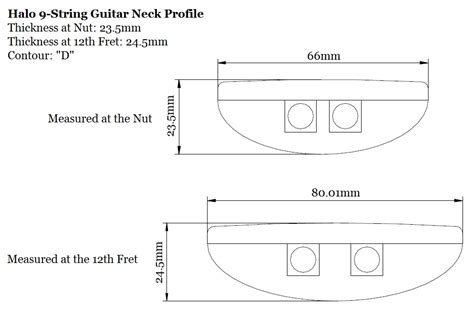 Anatomy of a Halo Guitar Neck